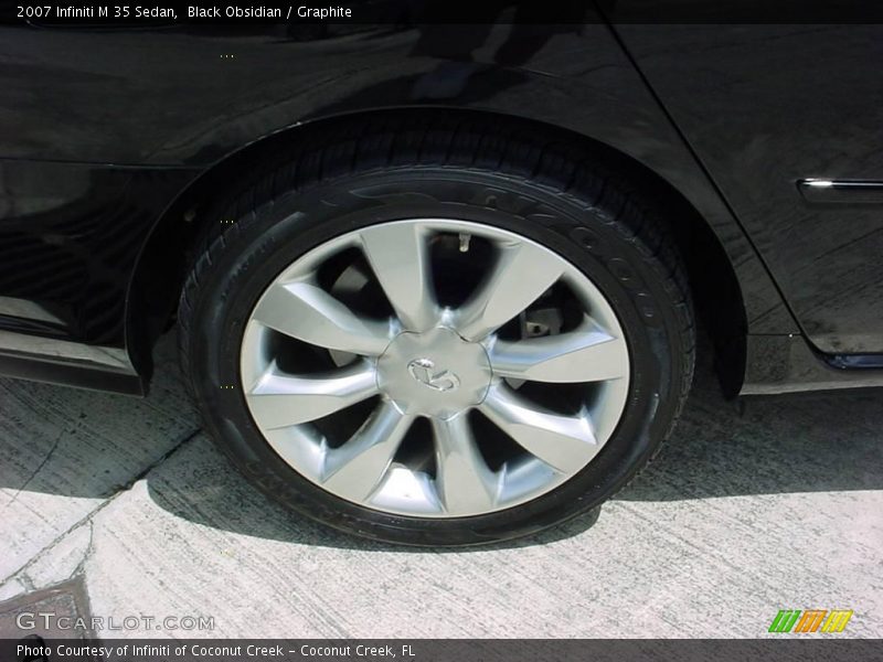 Black Obsidian / Graphite 2007 Infiniti M 35 Sedan