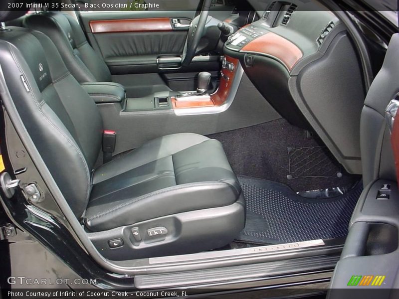 Black Obsidian / Graphite 2007 Infiniti M 35 Sedan