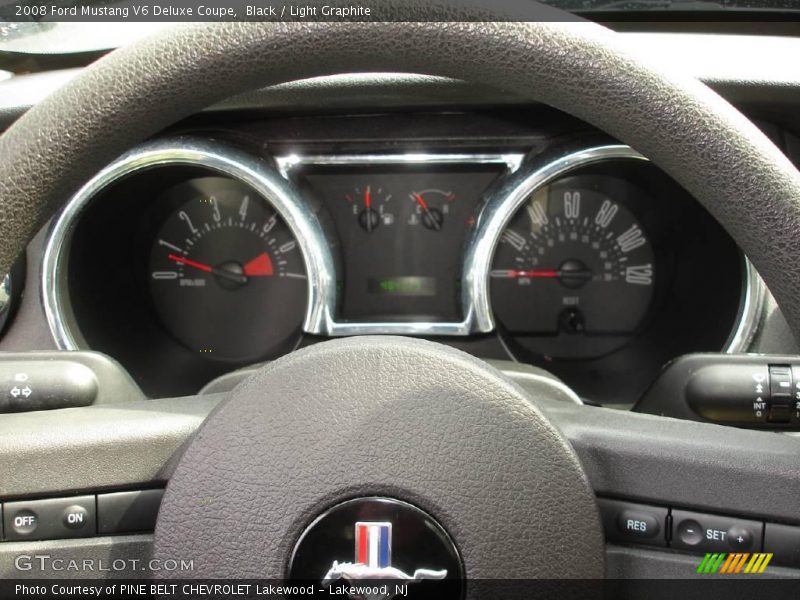 Black / Light Graphite 2008 Ford Mustang V6 Deluxe Coupe