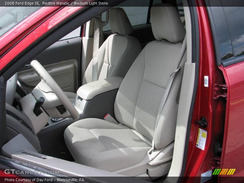 Redfire Metallic / Medium Light Stone 2008 Ford Edge SE