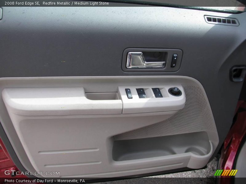 Redfire Metallic / Medium Light Stone 2008 Ford Edge SE