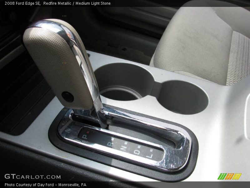Redfire Metallic / Medium Light Stone 2008 Ford Edge SE