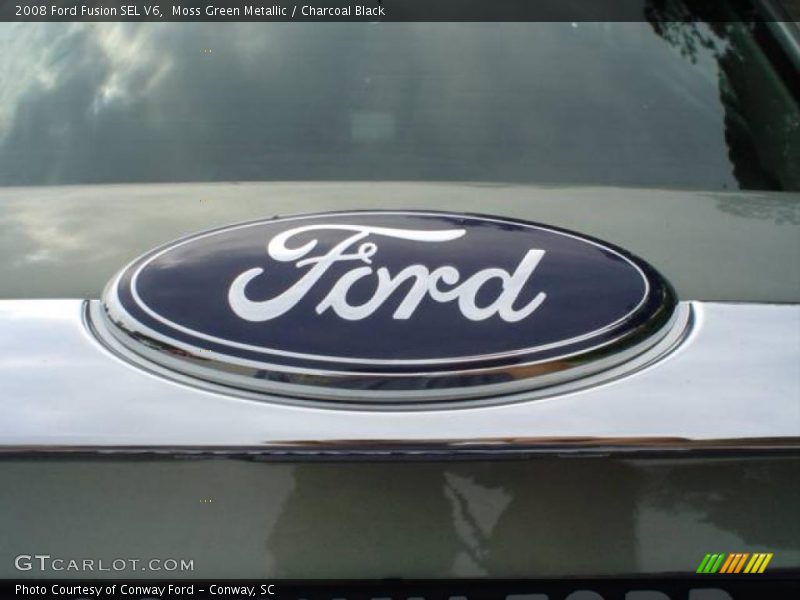 Moss Green Metallic / Charcoal Black 2008 Ford Fusion SEL V6