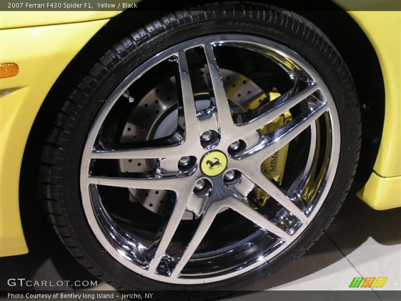 Yellow / Black 2007 Ferrari F430 Spider F1