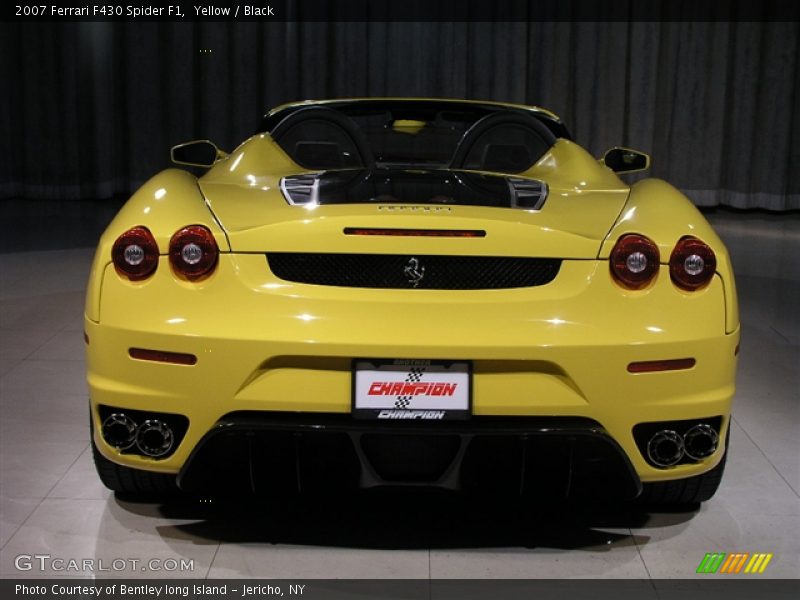 Yellow / Black 2007 Ferrari F430 Spider F1