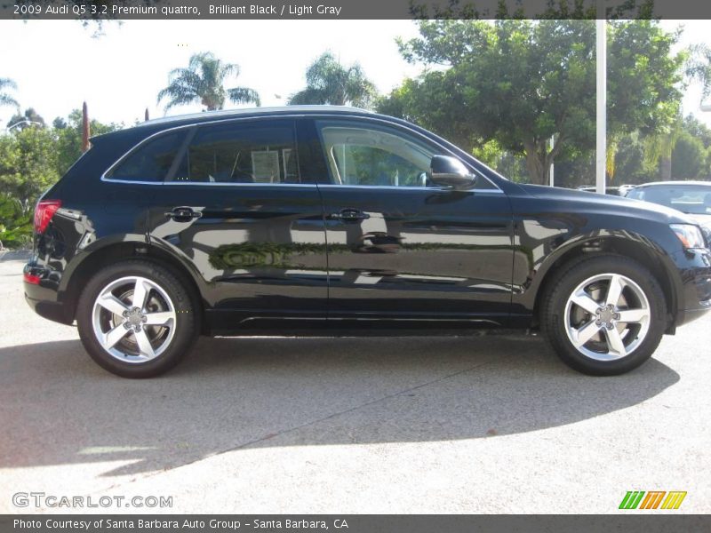 Brilliant Black / Light Gray 2009 Audi Q5 3.2 Premium quattro