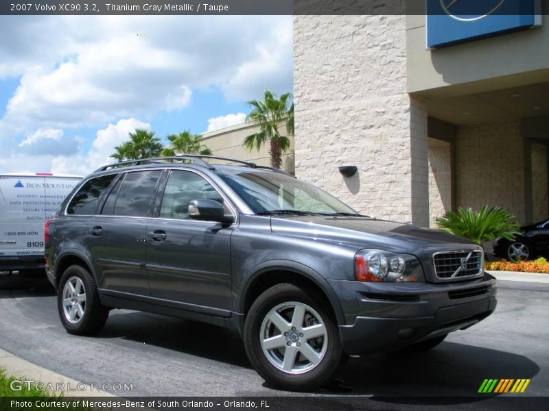 Titanium Gray Metallic / Taupe 2007 Volvo XC90 3.2