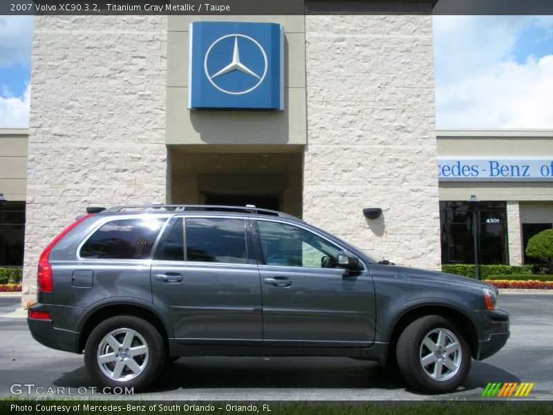 Titanium Gray Metallic / Taupe 2007 Volvo XC90 3.2