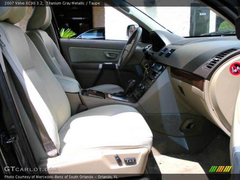 Titanium Gray Metallic / Taupe 2007 Volvo XC90 3.2