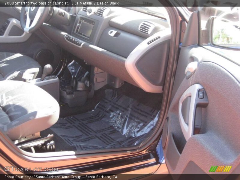 Blue Metallic / Design Black 2008 Smart fortwo passion cabriolet