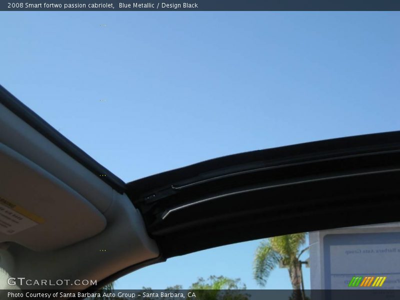 Blue Metallic / Design Black 2008 Smart fortwo passion cabriolet