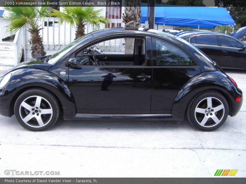 Black / Black 2001 Volkswagen New Beetle Sport Edition Coupe