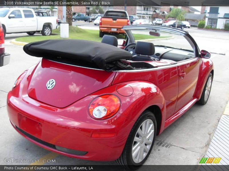 Salsa Red / Black 2008 Volkswagen New Beetle SE Convertible
