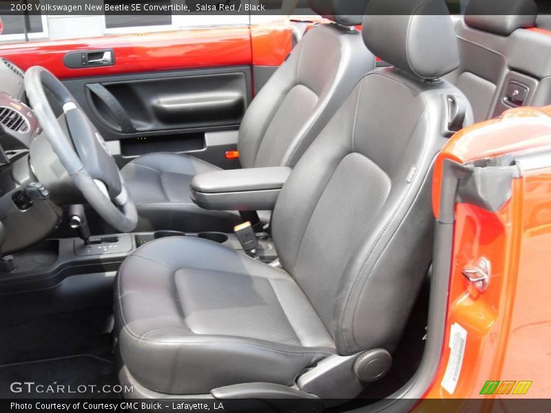 Salsa Red / Black 2008 Volkswagen New Beetle SE Convertible