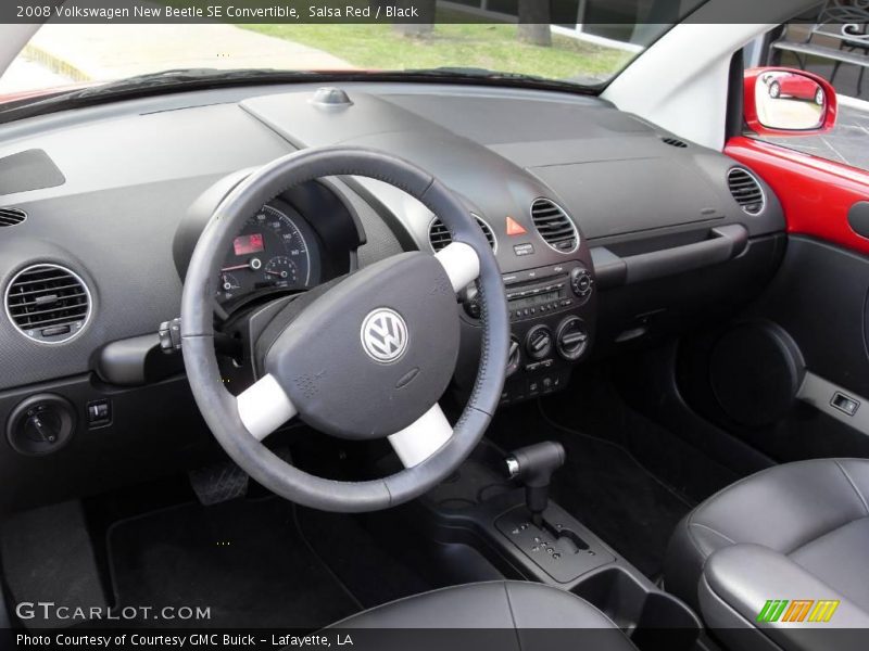 Salsa Red / Black 2008 Volkswagen New Beetle SE Convertible