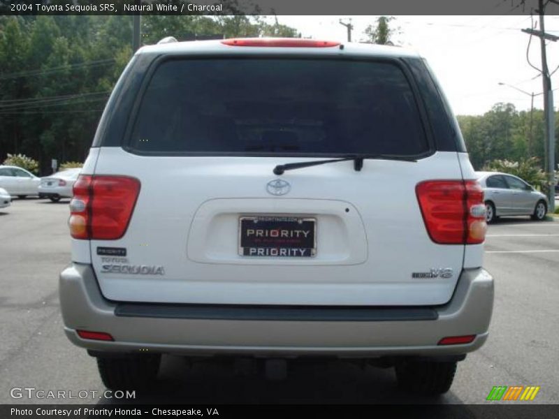 Natural White / Charcoal 2004 Toyota Sequoia SR5