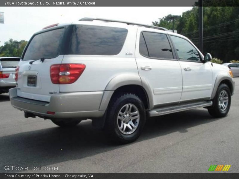 Natural White / Charcoal 2004 Toyota Sequoia SR5