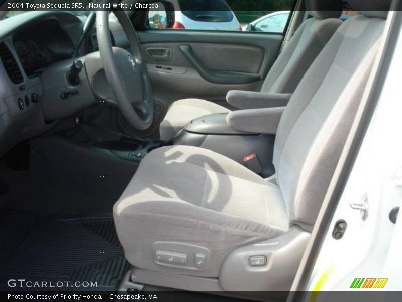Natural White / Charcoal 2004 Toyota Sequoia SR5
