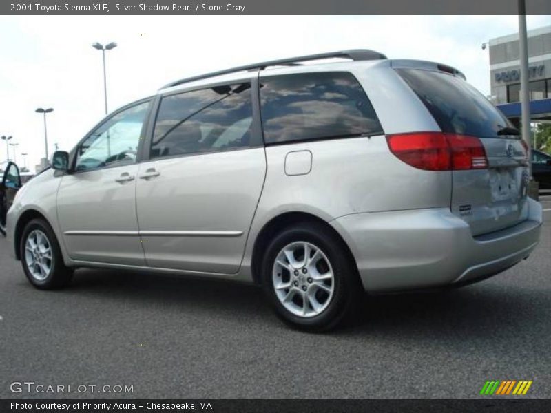 Silver Shadow Pearl / Stone Gray 2004 Toyota Sienna XLE