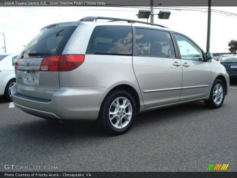 Silver Shadow Pearl / Stone Gray 2004 Toyota Sienna XLE