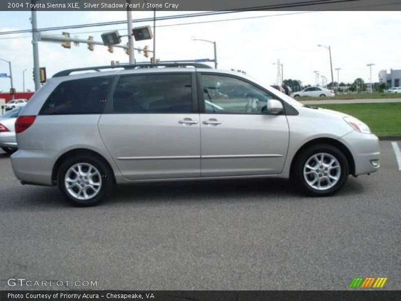 Silver Shadow Pearl / Stone Gray 2004 Toyota Sienna XLE