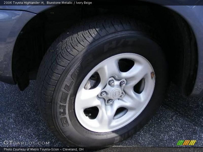 Bluestone Metallic / Ivory Beige 2006 Toyota Highlander I4