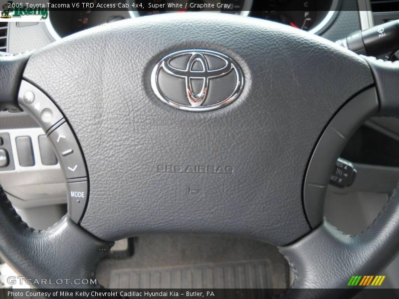 Super White / Graphite Gray 2005 Toyota Tacoma V6 TRD Access Cab 4x4