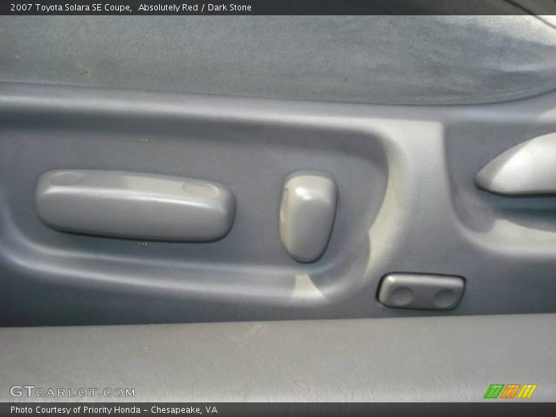 Absolutely Red / Dark Stone 2007 Toyota Solara SE Coupe