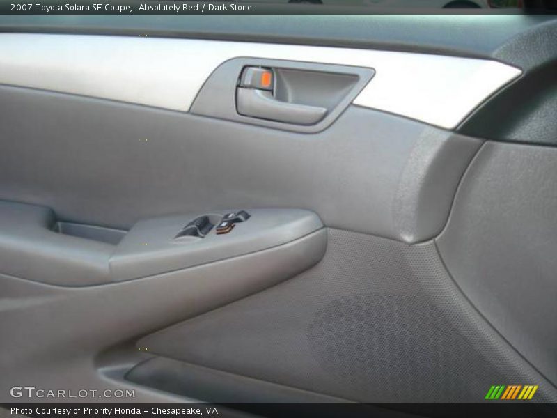 Absolutely Red / Dark Stone 2007 Toyota Solara SE Coupe
