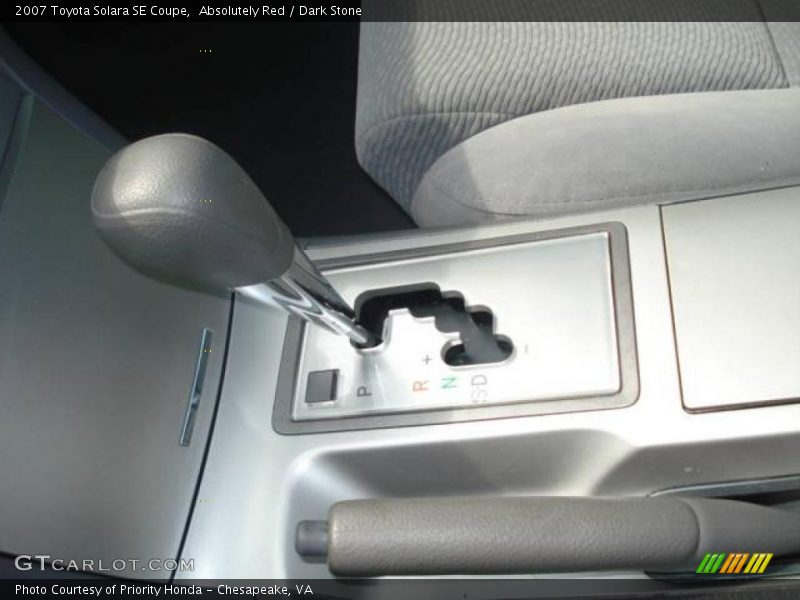 Absolutely Red / Dark Stone 2007 Toyota Solara SE Coupe