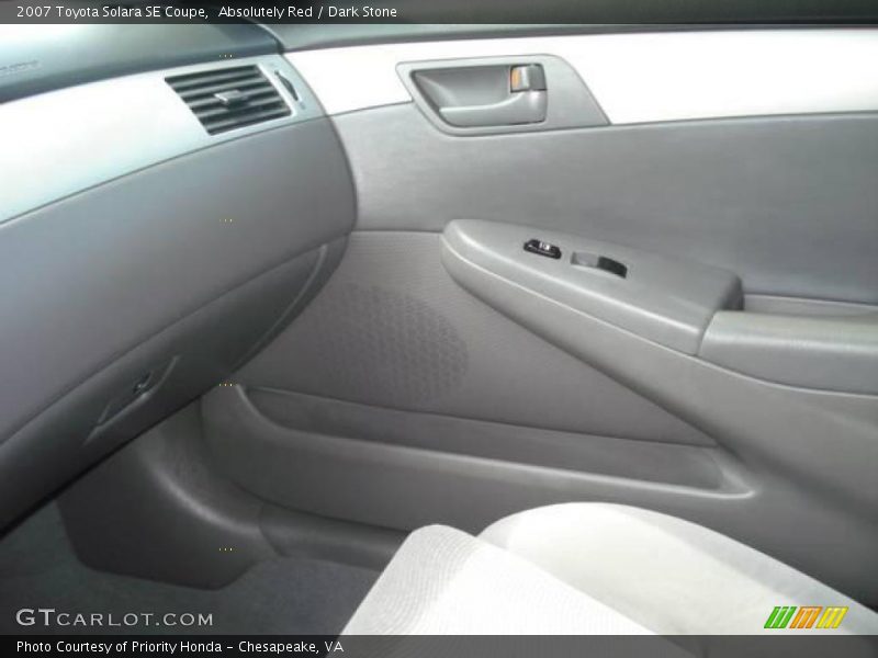 Absolutely Red / Dark Stone 2007 Toyota Solara SE Coupe