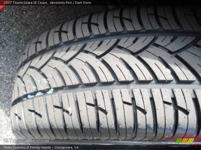 Absolutely Red / Dark Stone 2007 Toyota Solara SE Coupe