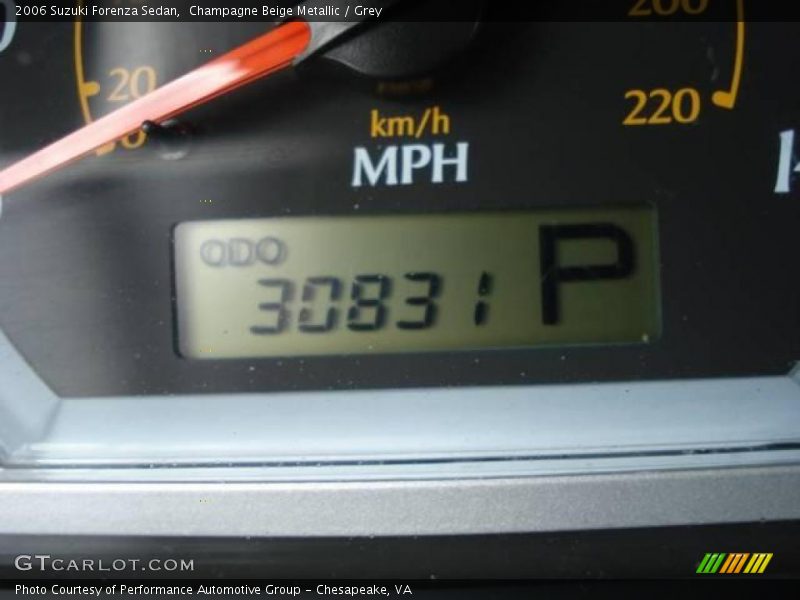 Champagne Beige Metallic / Grey 2006 Suzuki Forenza Sedan
