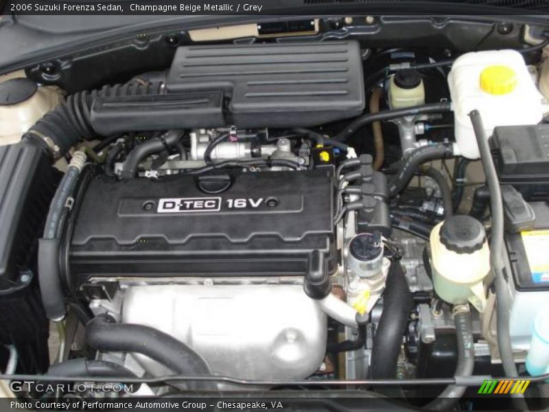 Champagne Beige Metallic / Grey 2006 Suzuki Forenza Sedan