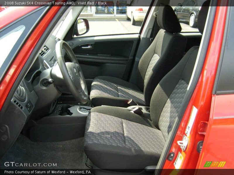 Vivid Red / Black 2008 Suzuki SX4 Crossover Touring AWD