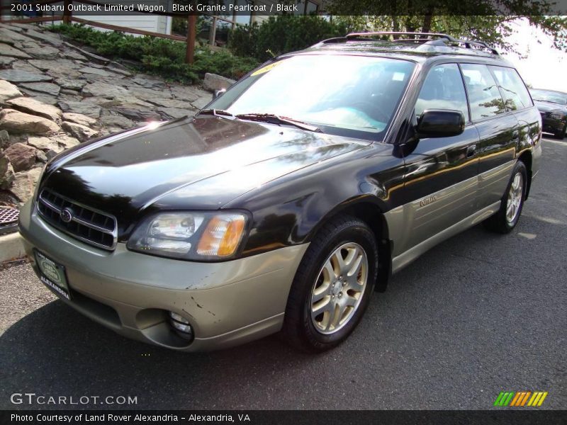Black Granite Pearlcoat / Black 2001 Subaru Outback Limited Wagon