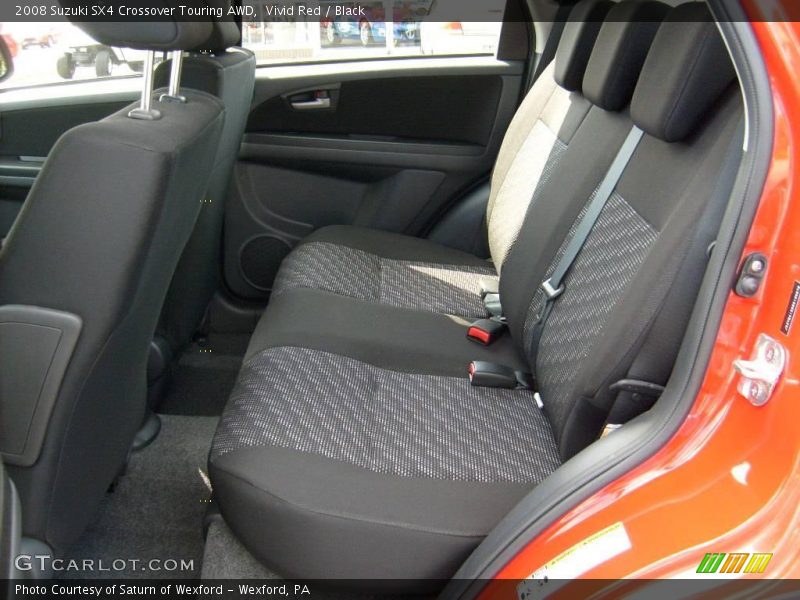 Vivid Red / Black 2008 Suzuki SX4 Crossover Touring AWD