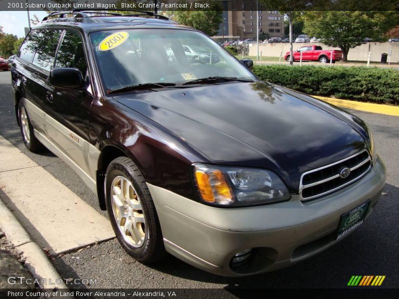 Black Granite Pearlcoat / Black 2001 Subaru Outback Limited Wagon