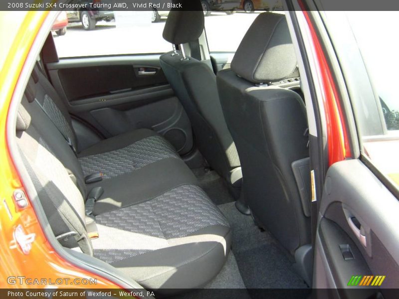 Vivid Red / Black 2008 Suzuki SX4 Crossover Touring AWD