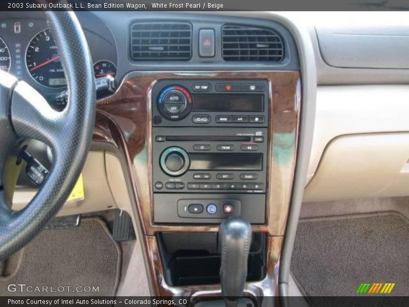 White Frost Pearl / Beige 2003 Subaru Outback L.L. Bean Edition Wagon