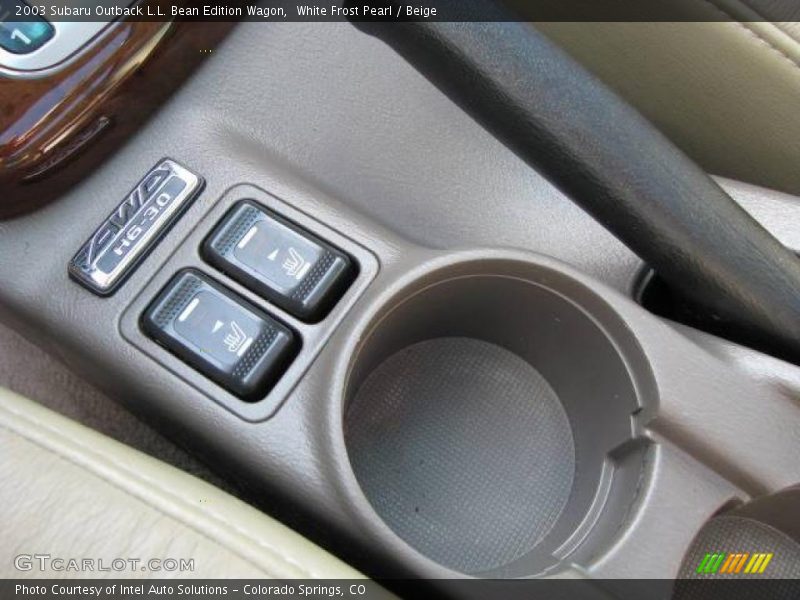 White Frost Pearl / Beige 2003 Subaru Outback L.L. Bean Edition Wagon