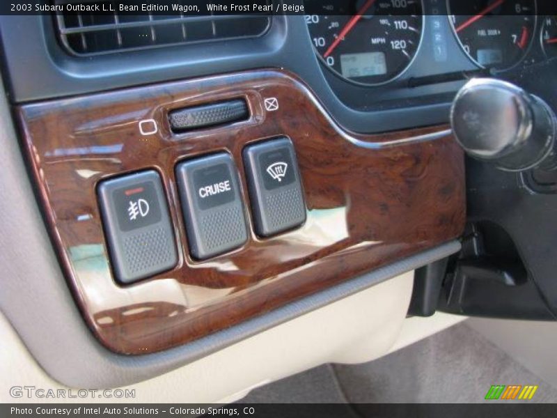 White Frost Pearl / Beige 2003 Subaru Outback L.L. Bean Edition Wagon