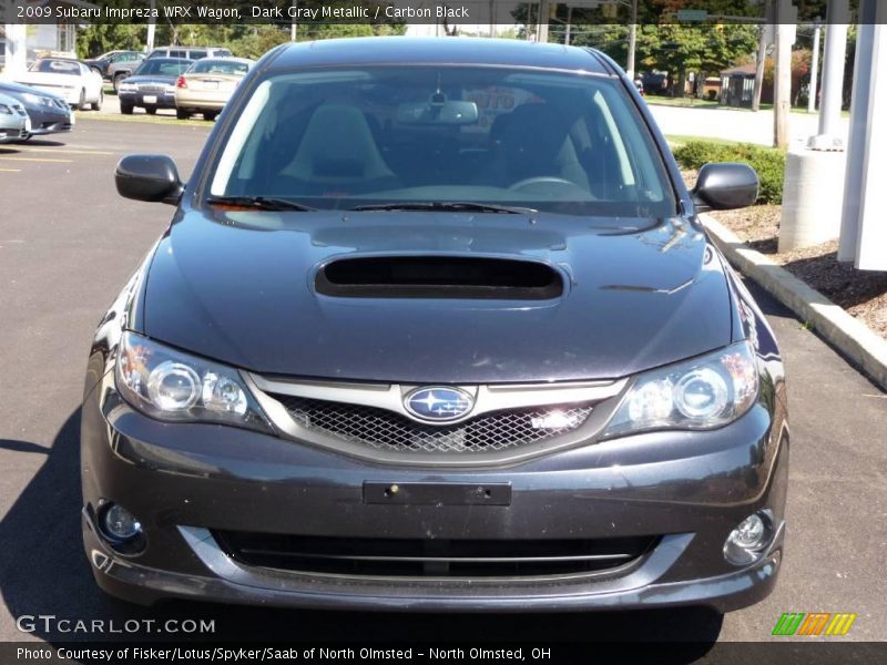 Dark Gray Metallic / Carbon Black 2009 Subaru Impreza WRX Wagon