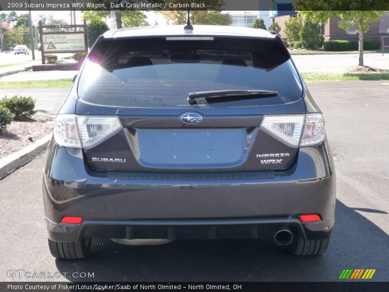 Dark Gray Metallic / Carbon Black 2009 Subaru Impreza WRX Wagon
