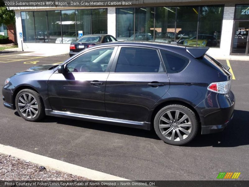 Dark Gray Metallic / Carbon Black 2009 Subaru Impreza WRX Wagon