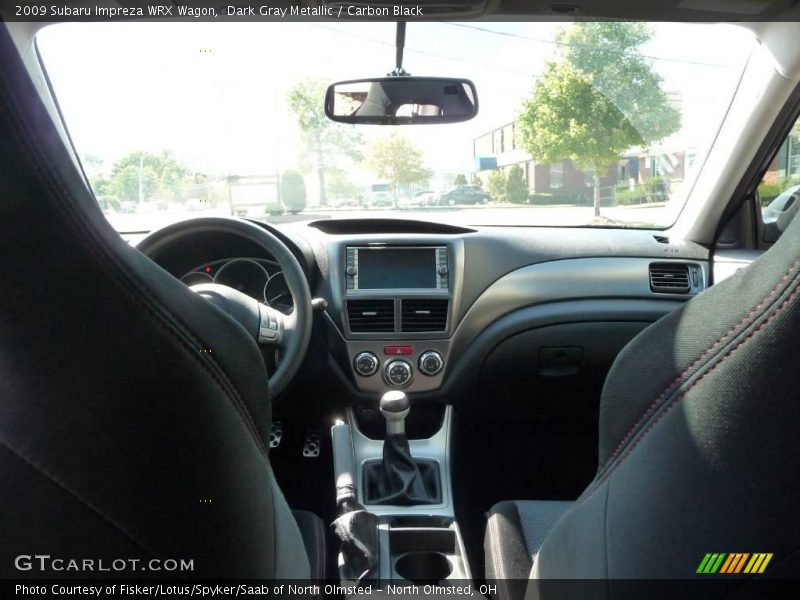 Dark Gray Metallic / Carbon Black 2009 Subaru Impreza WRX Wagon