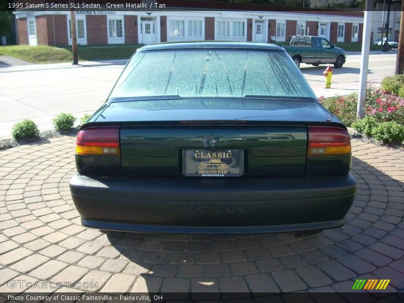 Green Metallic / Tan 1995 Saturn S Series SL1 Sedan