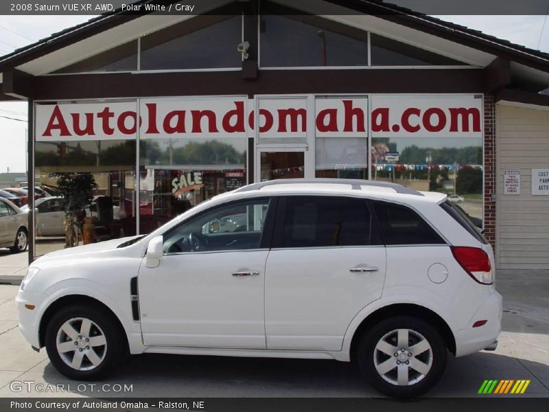 Polar White / Gray 2008 Saturn VUE XR AWD