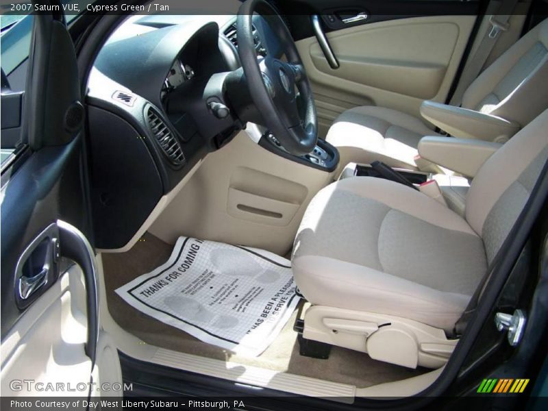 Cypress Green / Tan 2007 Saturn VUE