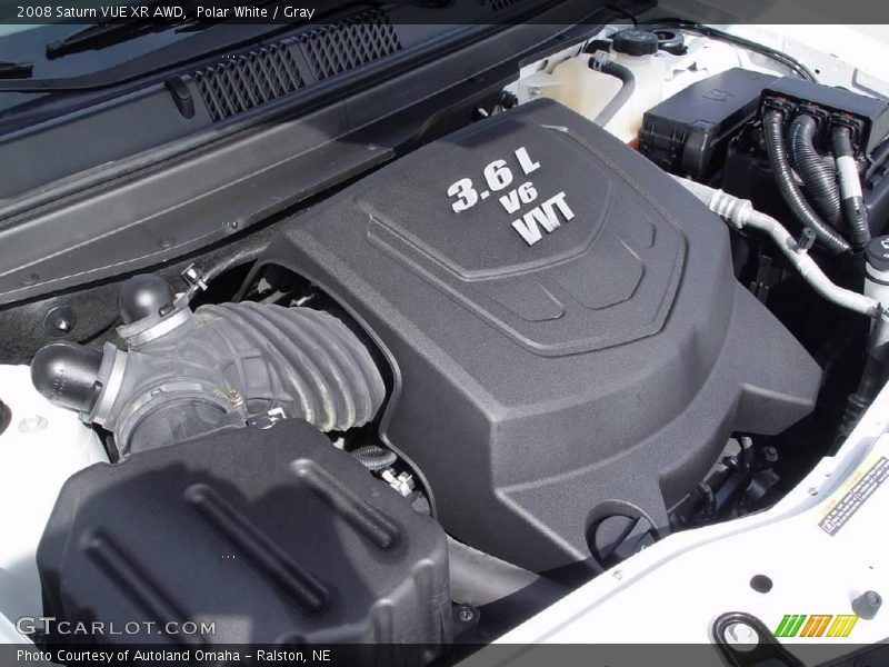 Polar White / Gray 2008 Saturn VUE XR AWD